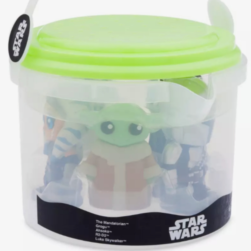 Disney Star Wars Bath Bucket Bath Toy Set The Mandalorian